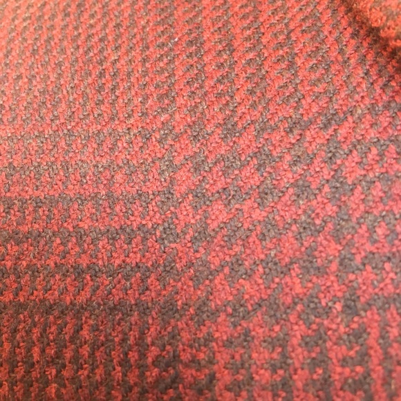 NWOT Red/Gray Wool Double Breasted Jacket Sz6P - Picture 8 of 8